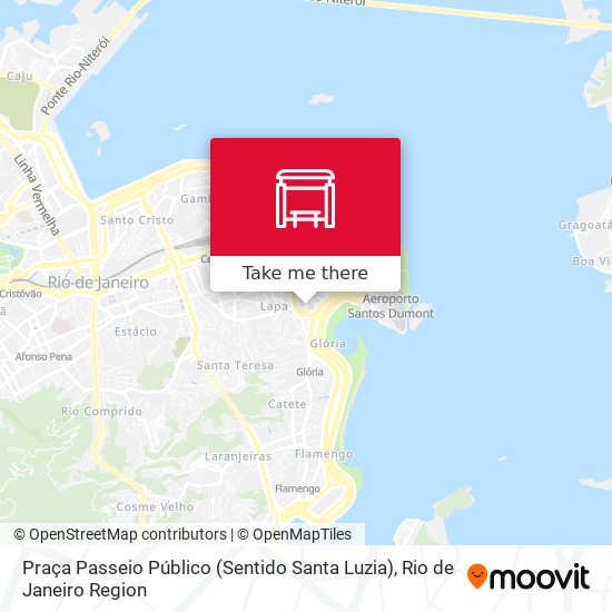 Praça Passeio Público (Sentido Santa Luzia) map