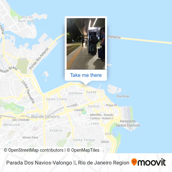 Parada Dos Navios-Valongo ⛴ map