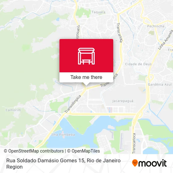 Rua Soldado Damásio Gomes 15 map