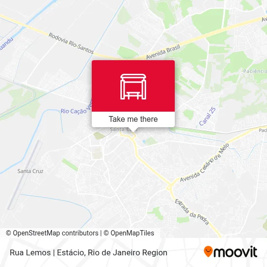 Rua Lemos | Estácio map