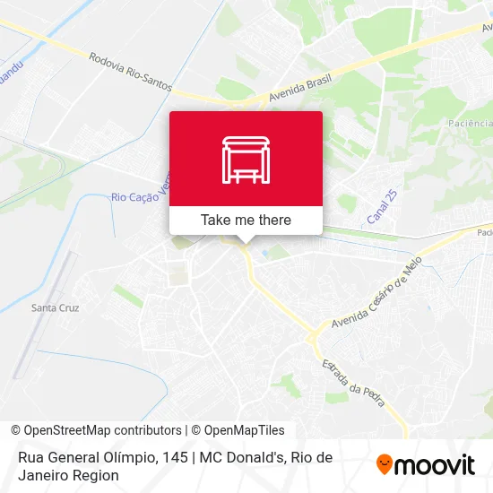 Rua General Olímpio, 145 | MC Donald's map