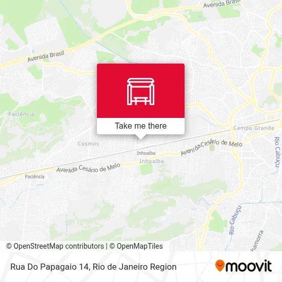 Rua Do Papagaio 14 map