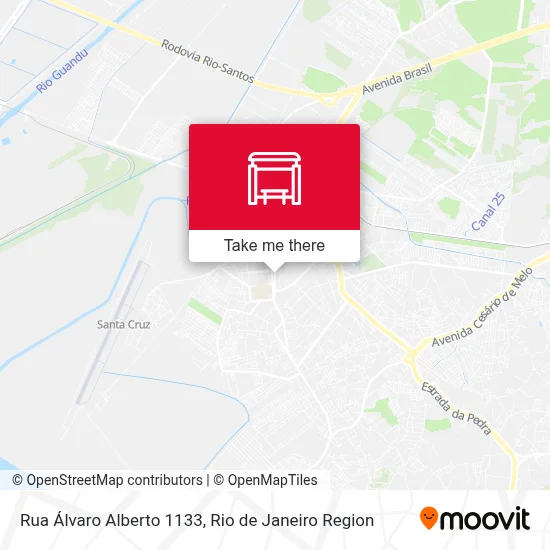 Rua Álvaro Alberto 1133 map