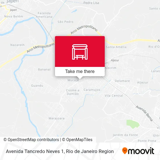 Avenida Tancredo Neves 1 map