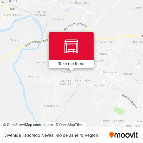 Avenida Tancredo Neves map