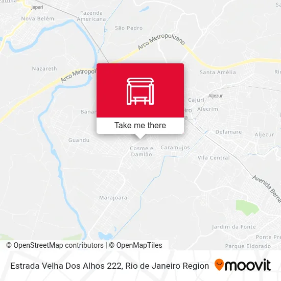 Estrada Velha Dos Alhos 222 map