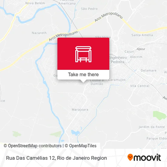 Rua Das Camélias 12 map