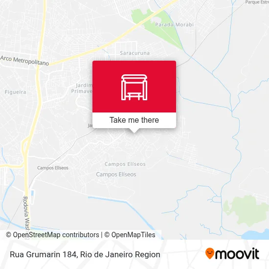 Rua Grumarin 184 map