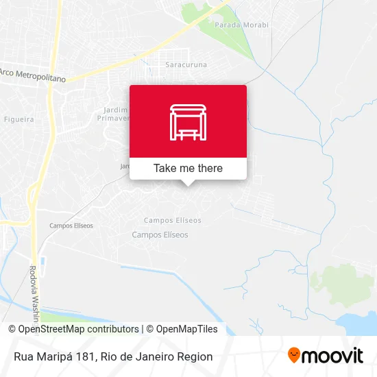 Rua Maripá 181 map