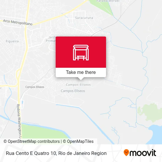 Rua Cento E Quatro 10 map