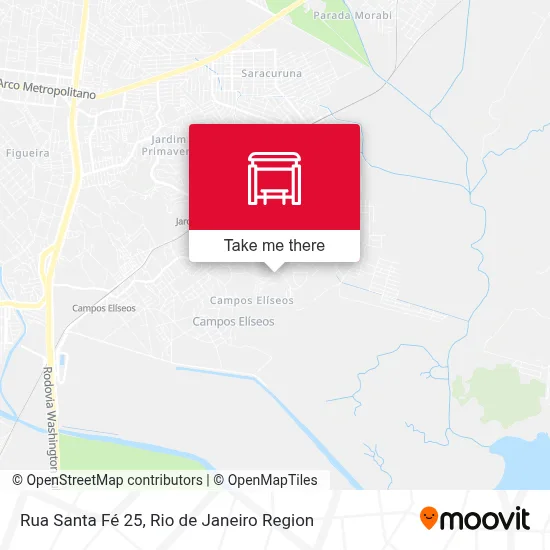 Rua Santa Fé 25 map