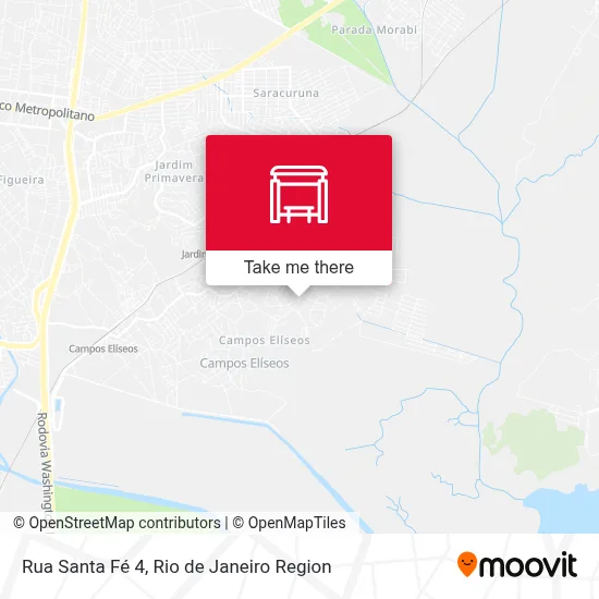 Rua Santa Fé 4 map