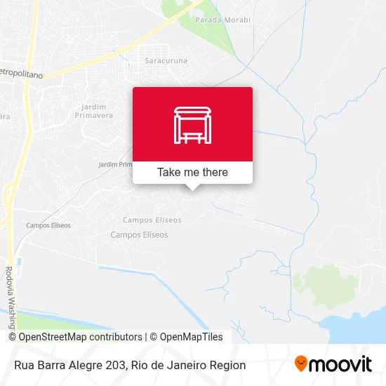Rua Barra Alegre 203 map