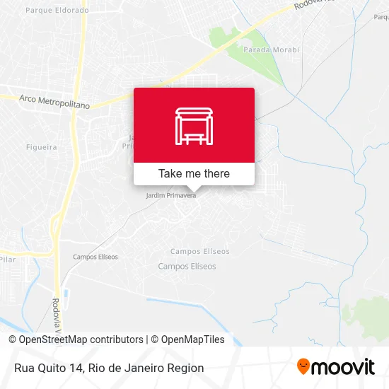 Rua Quito 14 map