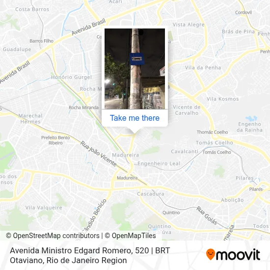 Avenida Ministro Edgard Romero, 520 | BRT Otaviano map