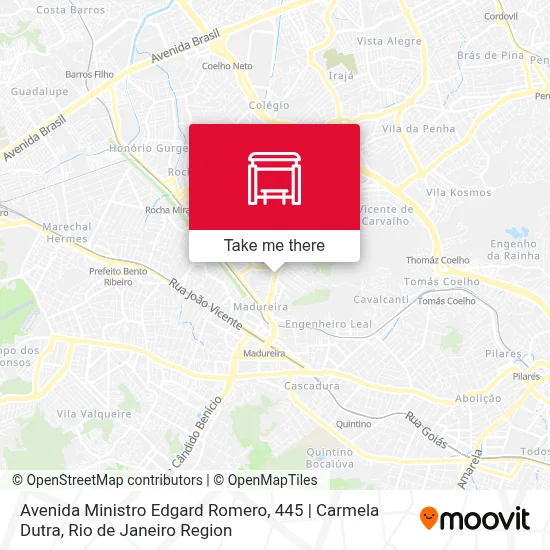 Avenida Ministro Edgard Romero, 445 | Carmela Dutra map