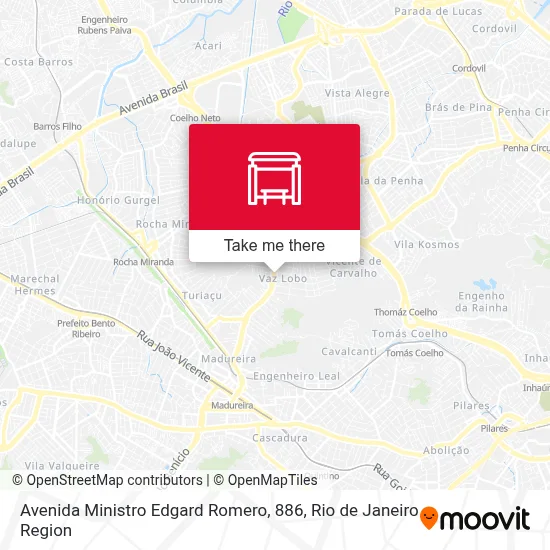 Avenida Ministro Edgard Romero, 886 map
