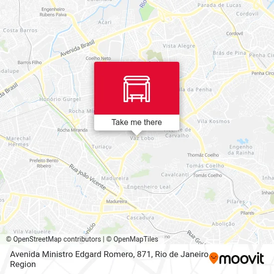 Avenida Ministro Edgard Romero, 871 map