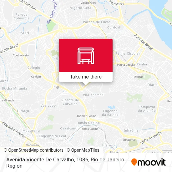Avenida Vicente De Carvalho, 1086 map