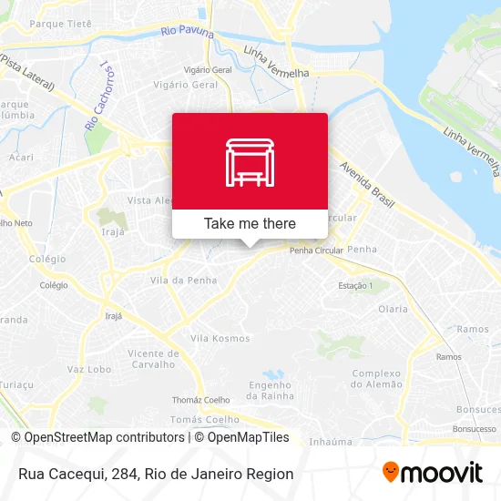 Rua Cacequi, 284 map