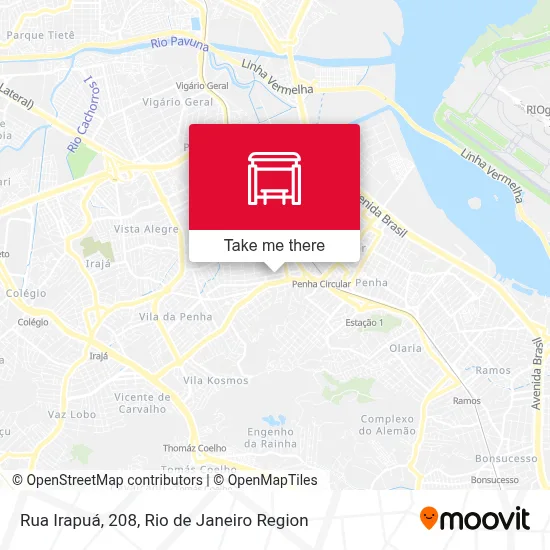 Rua Irapuá, 208 map