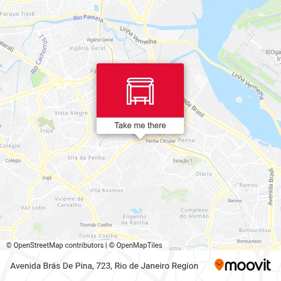 Avenida Brás De Pina, 723 map