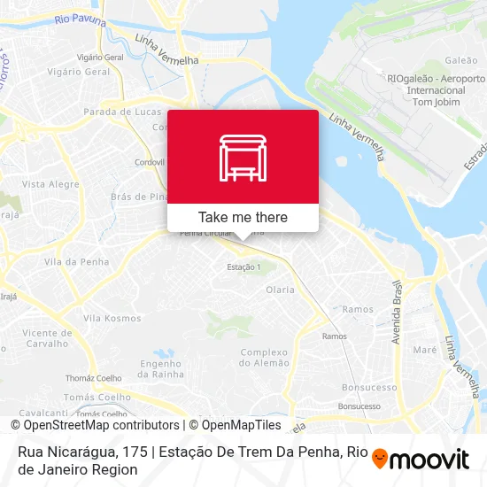 Rua Nicarágua, 175 | Estação De Trem Da Penha map