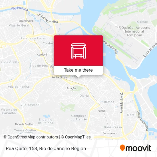 Rua Quito, 158 map