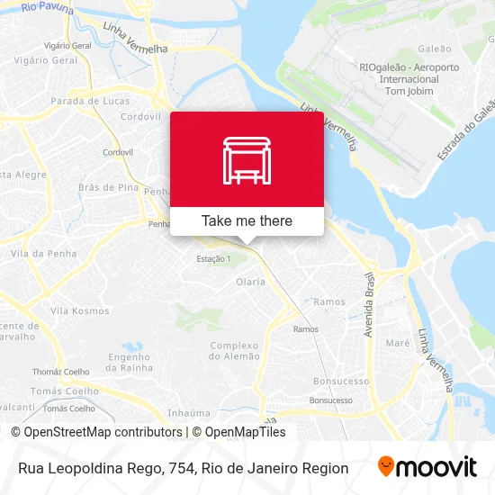 Rua Leopoldina Rego, 754 map