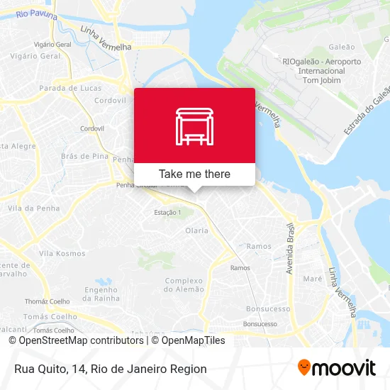 Rua Quito, 14 map