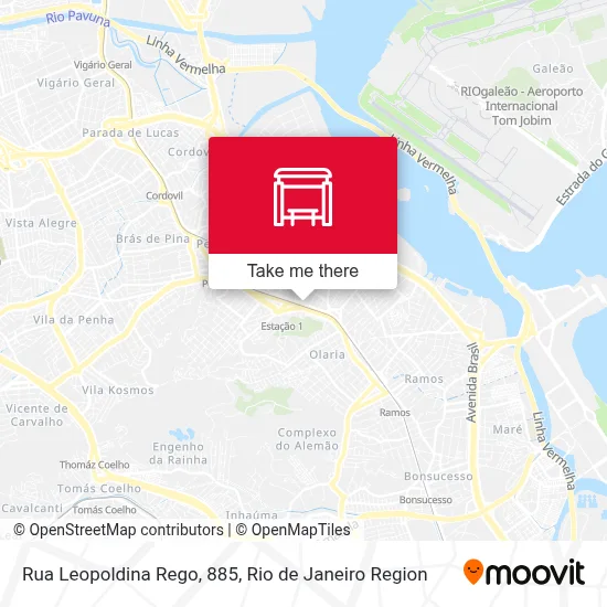 Rua Leopoldina Rego, 885 map