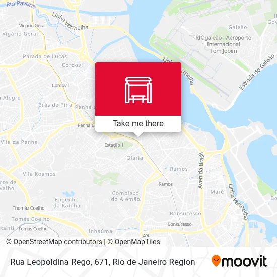 Rua Leopoldina Rego, 671 map