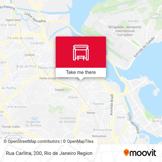 Rua Carlina, 200 map