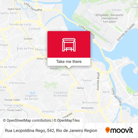Rua Leopoldina Rego, 542 map