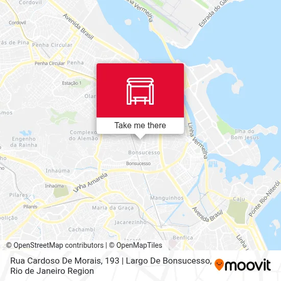 Rua Cardoso De Morais, 193 | Largo De Bonsucesso map