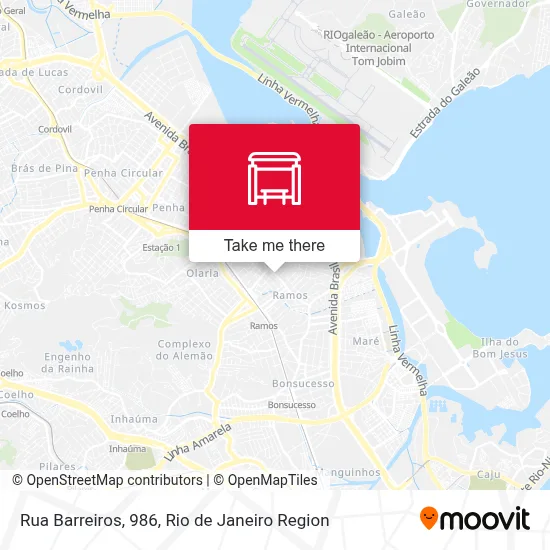Rua Barreiros, 986 map