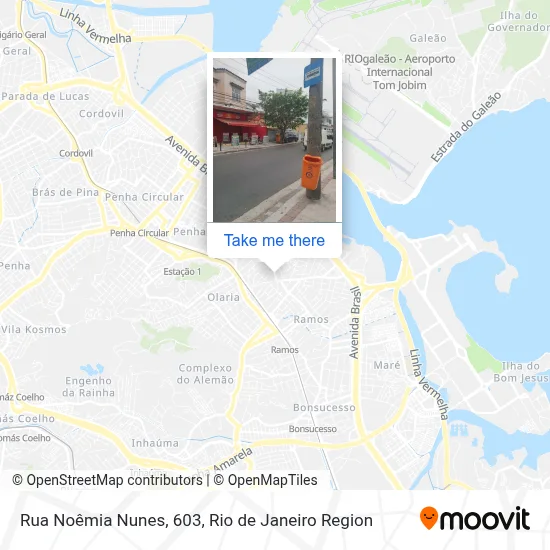 Rua Noêmia Nunes, 603 map