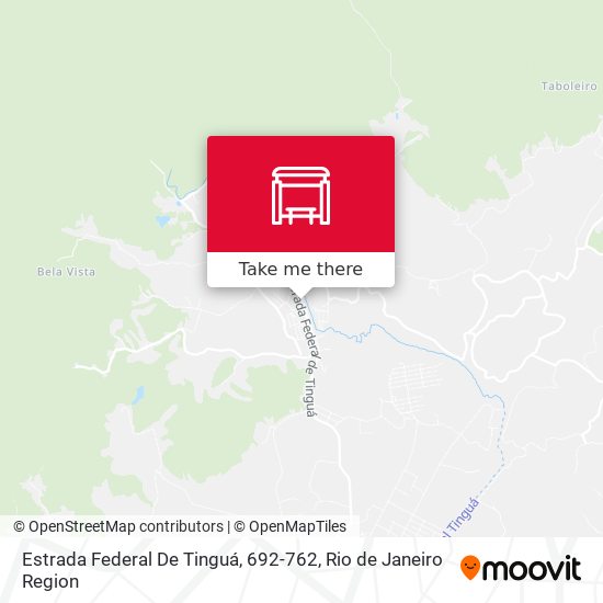 Estrada Federal De Tinguá, 692-762 map