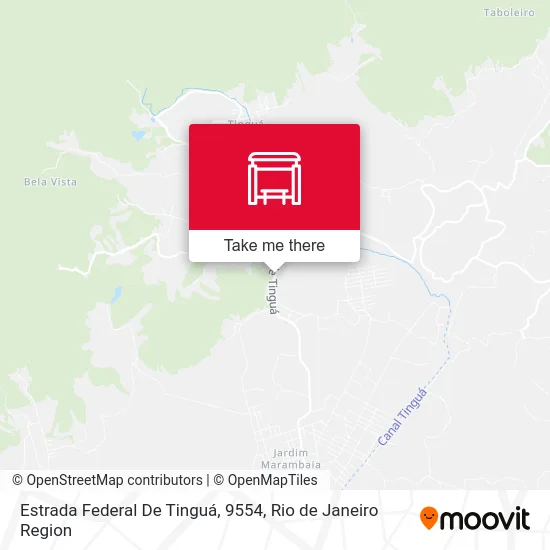 Estrada Federal De Tinguá, 9554 map