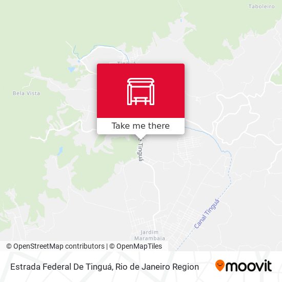 Estrada Federal De Tinguá map