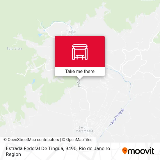 Estrada Federal De Tinguá, 9490 map