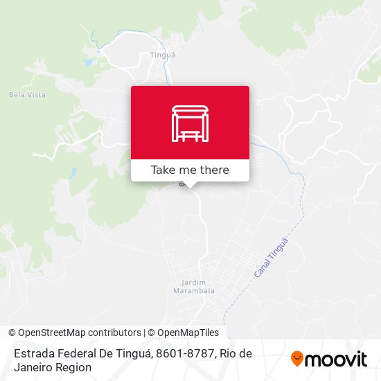 Estrada Federal De Tinguá, 8601-8787 map
