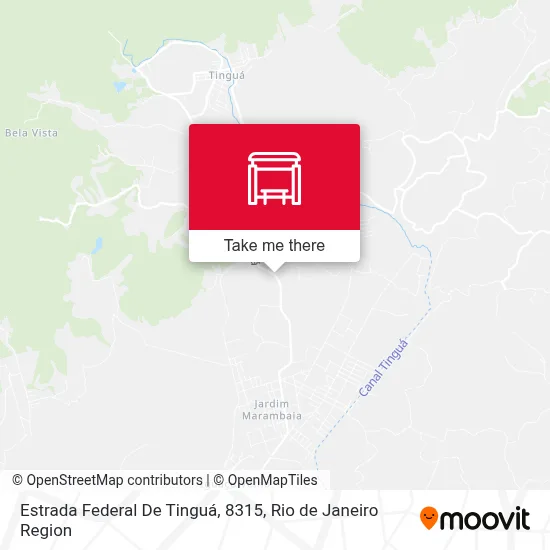 Estrada Federal De Tinguá, 8315 map