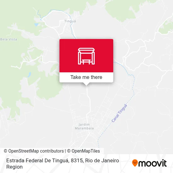 Estrada Federal De Tinguá, 8315 map