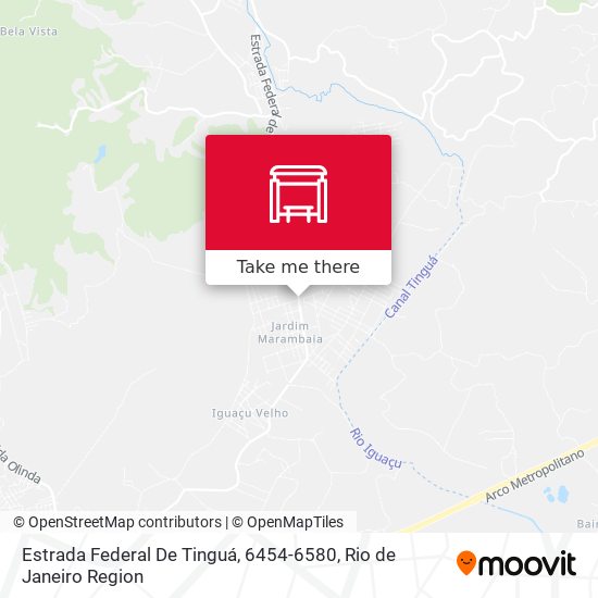 Estrada Federal De Tinguá, 6454-6580 map