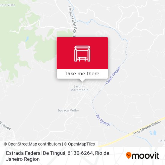 Estrada Federal De Tinguá, 6130-6264 map