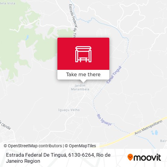 Estrada Federal De Tinguá, 6130-6264 map