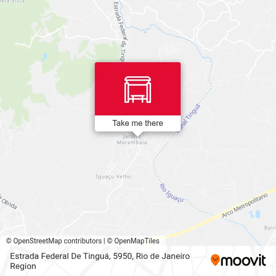 Estrada Federal De Tinguá, 5950 map