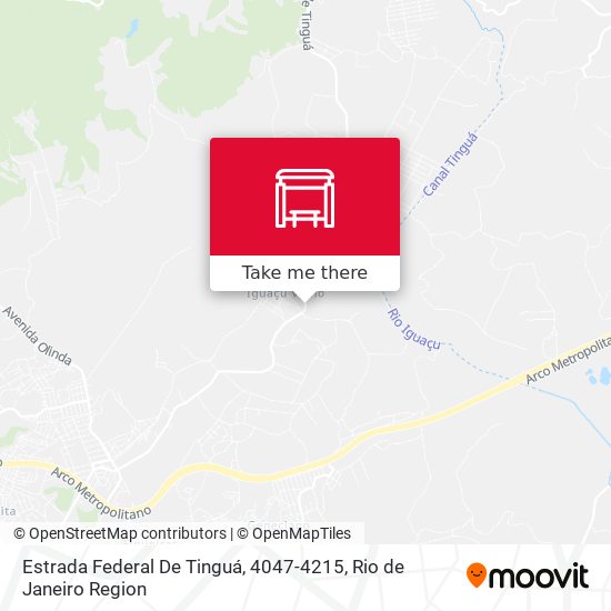 Estrada Federal De Tinguá, 4047-4215 map