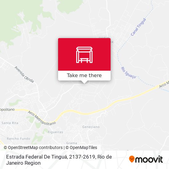 Estrada Federal De Tinguá, 2137-2619 map
